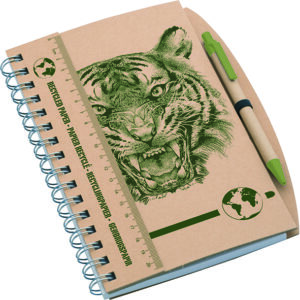 Zošit s perom, recyklovaný -  Tiger