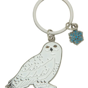 Kovová klúčenka -Sova snežná