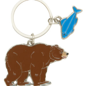 Kovová kľučenka - Medveď